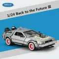 Модель автомобиля WELLY DeLorean Time Machine 1:24 Back to the Future 3