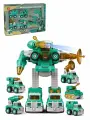 Робот-конструктор Defender 5 в 1 (92 детали) (свет, звук), ECXP2101A