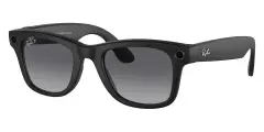 Экшн-очки с камерой Ray Ban WAYFARER Matte Black/Polar Gradient Graphite 601ST353 (черный матовый/градиентно- графитовый) RW4008