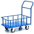 Тележка платформенная Стелла-техник КПБ-300-125-К , с бортом, 600х900мм