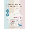 Соска-пустышка силиконовая ортодонтическая SCANDI в контейнере 2шт от 0 до 6 месяцев