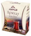 2 шт. Чай азерчай Армуду черный с бергамотом, 100 пакетиков по 1,6 г, 420535