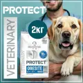 Сухой лечебный корм для взрослых и пожилых собак Flatazor Protect+ Obesite, ветеринарная диета для собак с лишним весом, c сахарным диабетом, сохраняет мышечную массу, улучшает метаболизм, без глютена, Франция, 2 кг.
