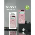 Инженерный калькулятор Casio FX-991ES PLUS-2 10+2 разрядный 417 функции, розовый