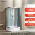 Душевая кабина RIVER NARA Б/К 90/24 МТ, размер: 90х90х206 см, средний поддон 24 см