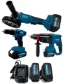 Аккумуляторный набор инструментов Шуруповерт+Болгарка+Перфоратор 36V в кейсе