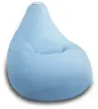 Кресло-мешок PUFON груша размер 3XL, голубой , материал дюспо
