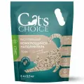 Растительный комкующийся наполнитель тофу Cat's choice с ароматом Кофе 6л/2,5 кг