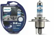 Лампа автомобильная галогенная Philips GT200 12342RGTS2 H4 12V 60/55W P43t-38 2 шт.