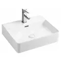 Раковина накладная Azario 51.5х42.5х13.5 прямоугольная, белая (AZ-2173-S SP)