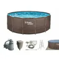 Каркасный бассейн 427х132см полный комплект с песочным фильтр-насосом P20-1452-S