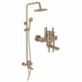 Душевая стойка Fashun (Фашун) с изливом бронза (A52401-21)