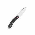 НОЖ складной 7315 сталь 12C27 brush black carbon G10 SanRenMu
