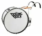 Rolling Rock JR-2212H WH барабан маршевый бас (22х12) с держателями и колотоушкой