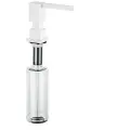 Дозатор для жидкого мыла, Gappo, встраиваемый, 300 мл, белый-кварц, G404-8