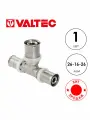 Пресс тройник VALTEC VTm.231 (VTm.231. N.261626), 26-16-26мм, 1шт