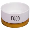 Миска Mr.Kranch керамическая Food 340 мл белая VLT-MKR019738