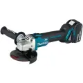 Аккумуляторная угловая шлифмашина Makita DGA504RF 125мм, 8500 Об. (1акк, З/У, Кейс)