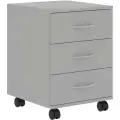 Тумба Skyland SC-3M.1, мобильная, серая, 412x450x566 мм