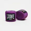 Бинты боксерские, эластичные Leone AB705 2 шт. - Purple (3.5 метра)
