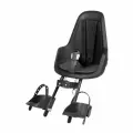 Детское велокресло переднее Bobike GO mini Urban Black, чёрный (8012500008),