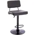 Стул барный Everprof Bit, экокожа, черный, с регулировкой высоты, 1 шт