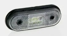 Фонарь габаритный! белый LED 120x46 с проводом 0.5м Fristom арт. FT-020 B LED