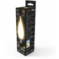 10шт. Gauss Лампа Filament Свеча на ветру 9W 590lm 3000К Е14 milky LED, 104201109