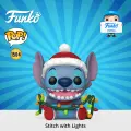 Фигурка Funko POP! Disney Lilo & Stitch Holiday Stitch with Lights (1504) 80038