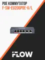 Коммутатор POE iFlow F-SW-EU206POE-V/L, 4 порта + 2 uplink, неуправляемый
