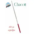 Палочка Chacott, 60 см, цвет 698. металлик серебро/красный + футляр
