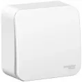 Выключатель/переключатель проходной Schneider Electric Blanca одноклавишный белый для открытой проводки (комплект из 5 шт)