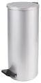 Урна с педалью стальная, серый, 300х710мм, объем 50л