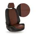 Чехлы Автопилот на сиденья Ford Focus III Ambiente/Trend Sd/Hb/Wag с 11г. (Экокожа, Черный + Темно-коричневый)