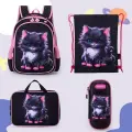 Рюкзак школьный с мешком для обуви, папкой и пеналом A109