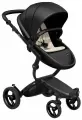 Коляска 2в1 Mima Xari Black на чёрном шасси с матрасиками Sandy Beige