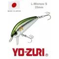 Воблер Yo-Zuri L-Minnow 33 S F1166-C44 / 33 мм, 3.5 гр / Приманка для рыбалки на головля, жереха, язя и окуня