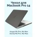 Чехол для MacBook Pro 14 2024 - 2021 M3 A2918 A2992 M2 A2779 M1 A2442 Pro Max серая