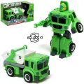Конструктор винтовой «Мусоровоз», 2 в 1 робот-машина