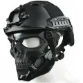 Тактический быстрый шлем и регулируемая полнолицевая маска для страйкбола, подходящая для активного отдыха, например, для стрельбы по пейнтболу и игр CS.