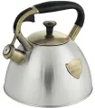 Чайник со свистком ZEIDAN 3 литра из нержавеющей стали для газовой, электрической и индукционной плиты