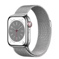 Умные часы Apple Watch Series 8 41 мм Steel Case, silver milanese