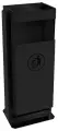Урна уличная металлическая УОН-2 (опрокидывающаяся) (Черная)
