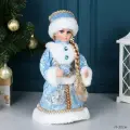 Снегурочка игрушка новогодняя под елку 30 см музыкальная