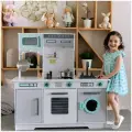 Детская деревянная игровая кухня Блуми Стайл с 4 предметами посуды