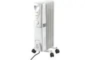 Масляный обогреватель SONNEN DFS-05, 1000 Вт, 5 секций, белый