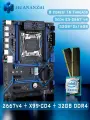 Комплект материнская плата Huananzhi X99-CD4 + Xeon 2667 V4 + 32GB DDR4 ECC 2x16GB Black