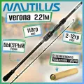 Спиннинг для рыбалки Nautilus VERONA VRS-732L 2.21м, тест 2-12гр