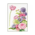PN-0198435 Набор для вышивки крестом Lanarte Цветочная сладкая вата ,32x48 см