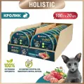 Зоогурман Holistic консервы для кошек с Кроликом и индейкой 100г (20штук)